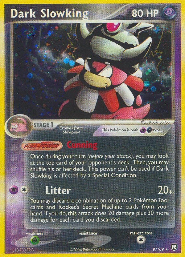 Dark Slowking - Team Rocket Returns - #9 - Pokemon TCG card