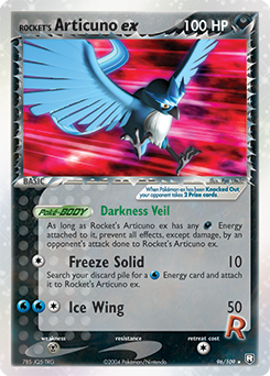 Rocket's Articuno ex - Team Rocket Returns - #96 - Pokemon TCG card