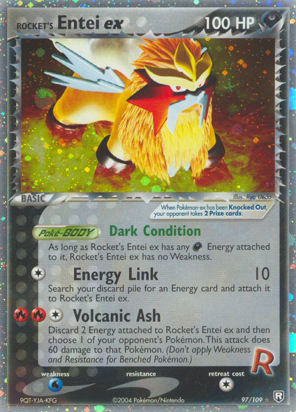 Rocket's Entei ex - Team Rocket Returns - #97 - Pokemon TCG card