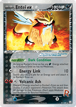 Rocket's Entei ex #97 Rocket's Entei ex - Team Rocket Returns - #97 - Pokemon TCG card