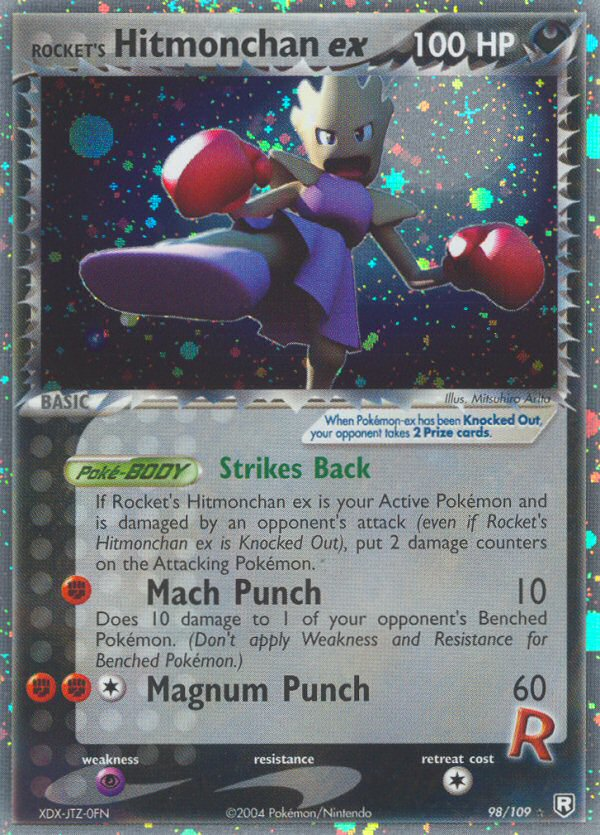 Rocket's Hitmonchan ex - Team Rocket Returns - #98 - Pokemon TCG card