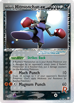 Rocket's Hitmonchan ex #98 Rocket's Hitmonchan ex - Team Rocket Returns - #98 - Pokemon TCG card