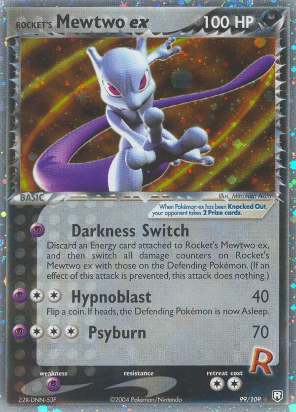 Rocket's Mewtwo ex - Team Rocket Returns - #99 - Pokemon TCG card