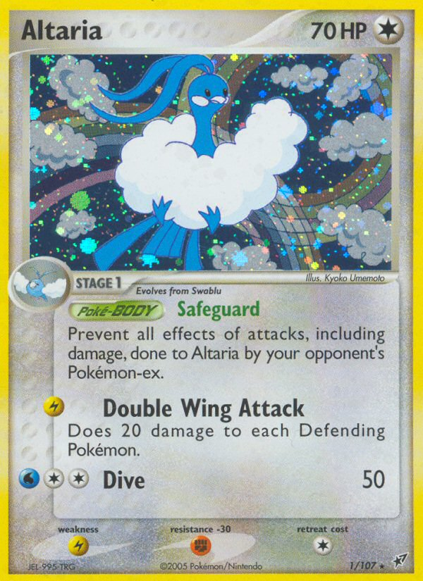 Altaria - Deoxys - #1 - Pokemon TCG card