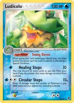 Ludicolo - Deoxys - #10 - Pokemon TCG card