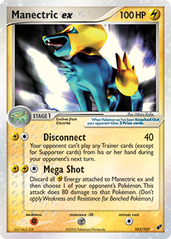 Manectric ex #101 Manectric ex - Deoxys - #101 - Pokemon TCG card