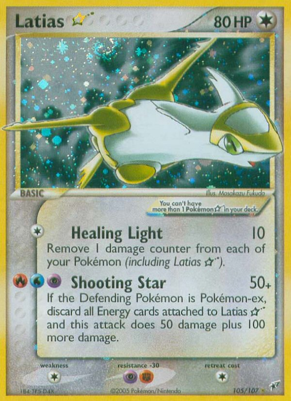 Latias ★ - Deoxys - #105 - Pokemon TCG card