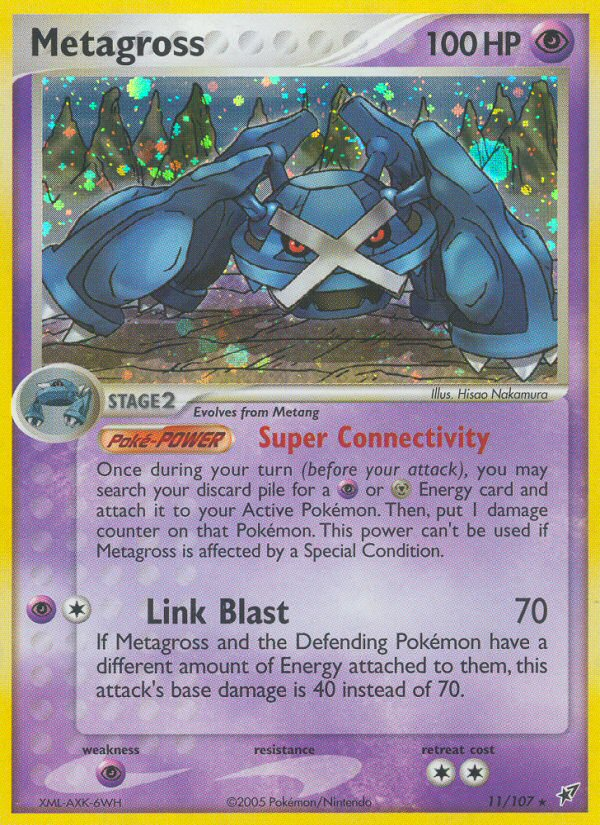 Metagross - Deoxys - #11 - Pokemon TCG card