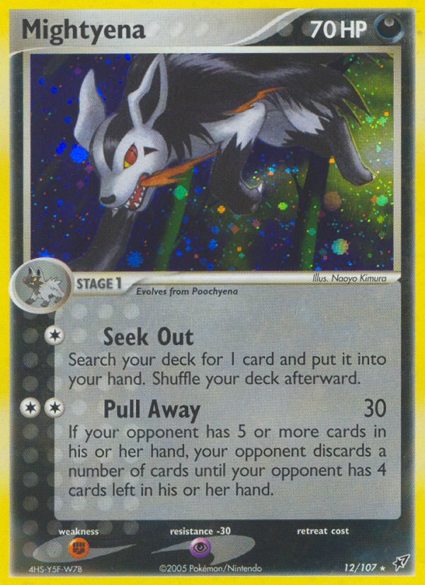 Mightyena - Deoxys - #12 - Pokemon TCG card