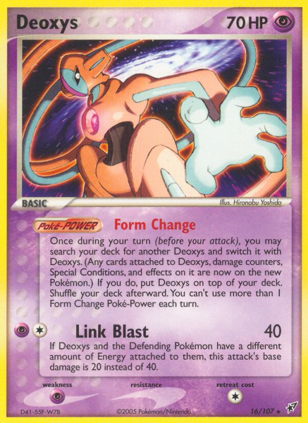 Deoxys - Deoxys - #16 - Pokemon TCG card