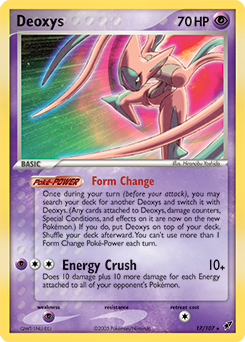 Deoxys #17 Deoxys - Deoxys - #17 - Pokemon TCG card