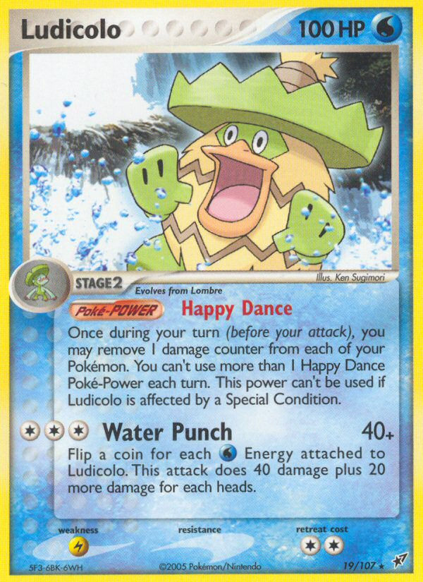 Ludicolo - Deoxys - #19 - Pokemon TCG card