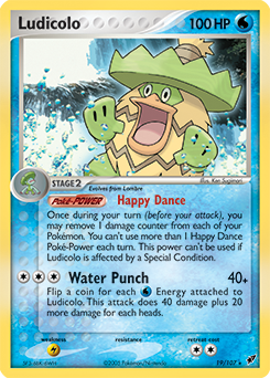 Ludicolo - Deoxys - #19 - Pokemon TCG card