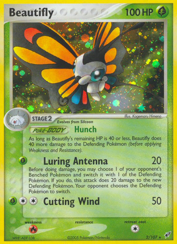 Beautifly - Deoxys - #2 - Pokemon TCG card