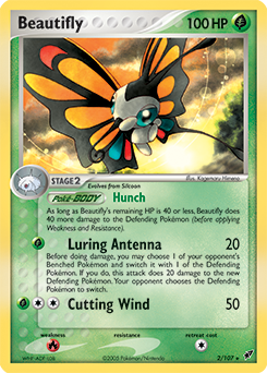 Beautifly #2 Beautifly - Deoxys - #2 - Pokemon TCG card