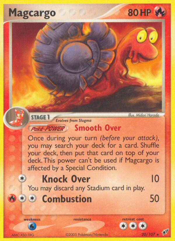Magcargo - Deoxys - #20 - Pokemon TCG card