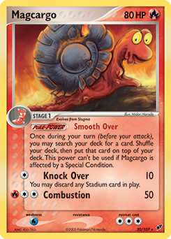 Magcargo #20 Magcargo - Deoxys - #20 - Pokemon TCG card