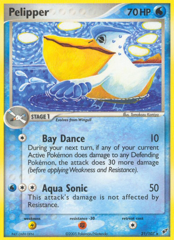 Pelipper - Deoxys - #21 - Pokemon TCG card