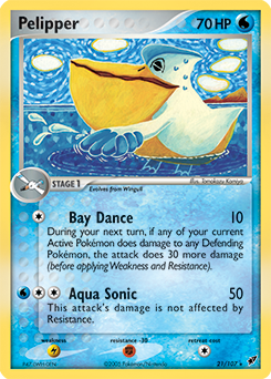 Pelipper #21 Pelipper - Deoxys - #21 - Pokemon TCG card