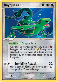 Rayquaza #22 Rayquaza - Deoxys - #22 - Pokemon TCG card