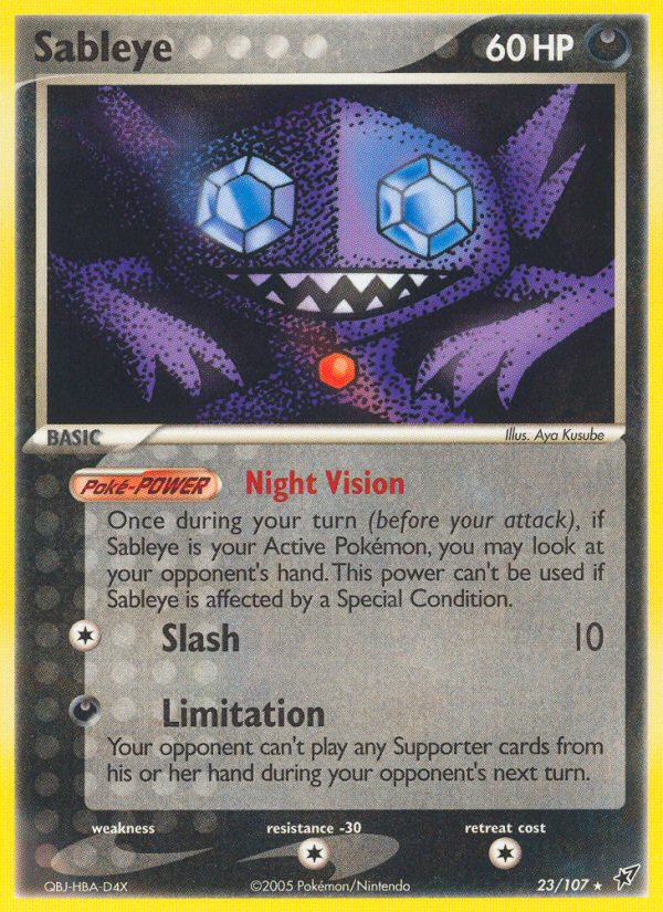 Sableye - Deoxys - #23 - Pokemon TCG card
