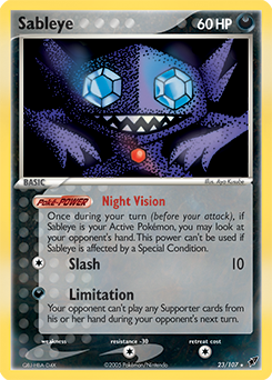 Sableye #23 Sableye - Deoxys - #23 - Pokemon TCG card