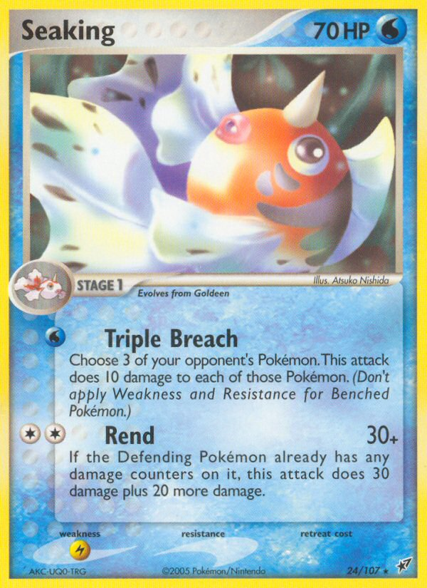 Seaking - Deoxys - #24 - Pokemon TCG card