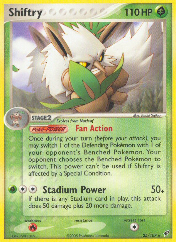 Shiftry - Deoxys - #25 - Pokemon TCG card