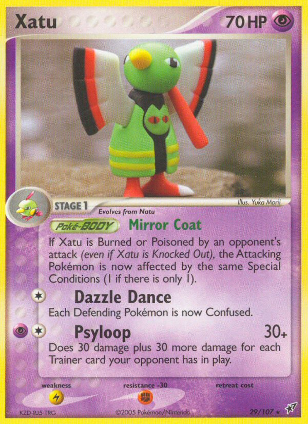 Xatu - Deoxys - #29 - Pokemon TCG card