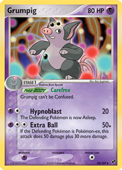 Grumpig - Deoxys - #32 - Pokemon TCG card