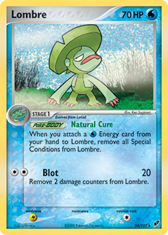 Lombre - Deoxys - #34 - Pokemon TCG card