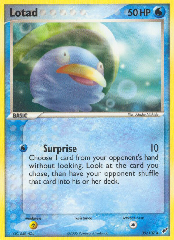 Lotad - Deoxys - #35 - Pokemon TCG card