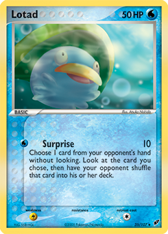 Lotad #35 Lotad - Deoxys - #35 - Pokemon TCG card