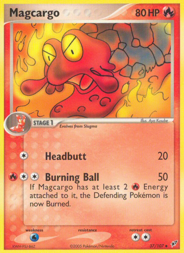 Magcargo - Deoxys - #37 - Pokemon TCG card