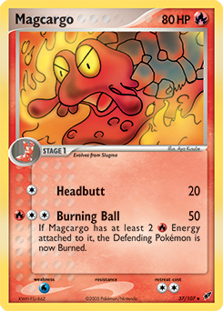 Magcargo #37 Magcargo - Deoxys - #37 - Pokemon TCG card