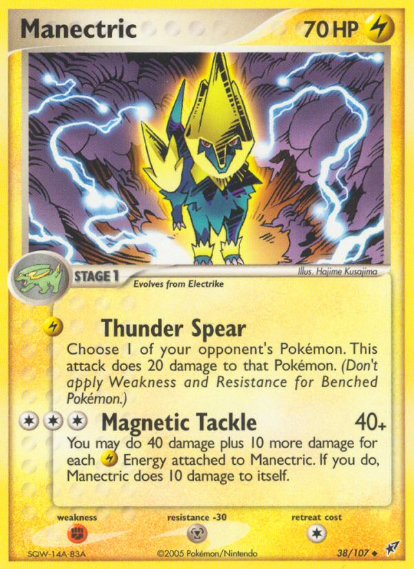 Manectric - Deoxys - #38 - Pokemon TCG card