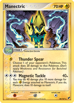 Manectric #38 Manectric - Deoxys - #38 - Pokemon TCG card
