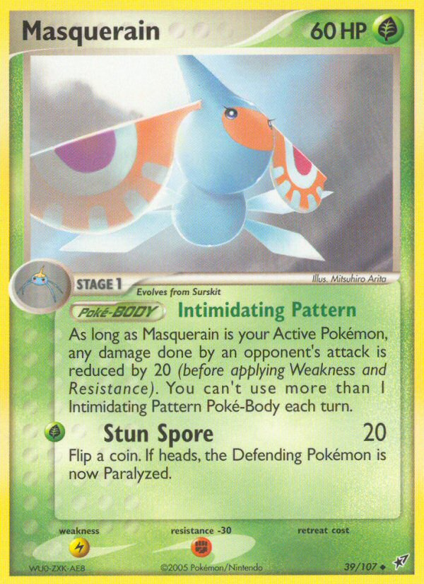 Masquerain - Deoxys - #39 - Pokemon TCG card