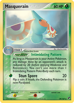 Masquerain #39 Masquerain - Deoxys - #39 - Pokemon TCG card