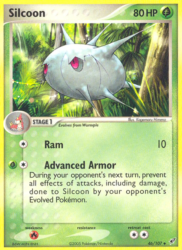 Silcoon - Deoxys - #46 - Pokemon TCG card