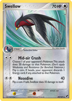 Swellow #49 Swellow - Deoxys - #49 - Pokemon TCG card