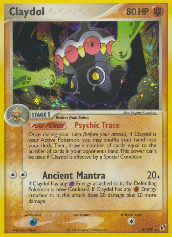 Claydol - Deoxys - #5 - Pokemon TCG card