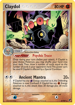Claydol - Deoxys - #5 - Pokemon TCG card