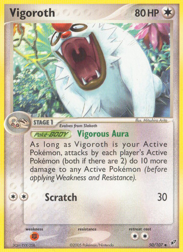 Vigoroth - Deoxys - #50 - Pokemon TCG card