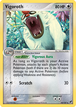 Vigoroth - Deoxys - #50 - Pokemon TCG card