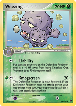 Weezing #51 Weezing - Deoxys - #51 - Pokemon TCG card