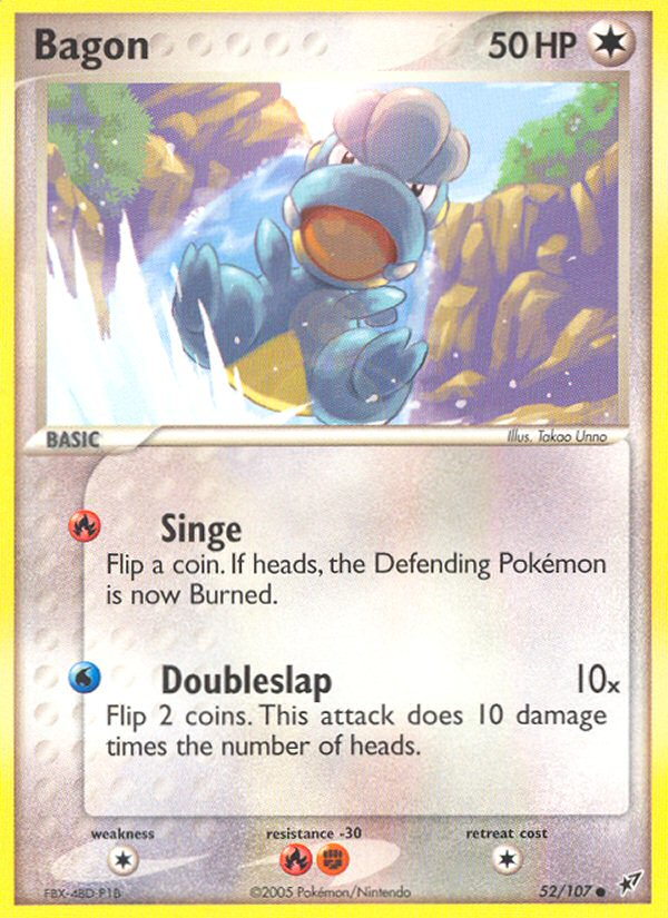 Bagon - Deoxys - #52 - Pokemon TCG card