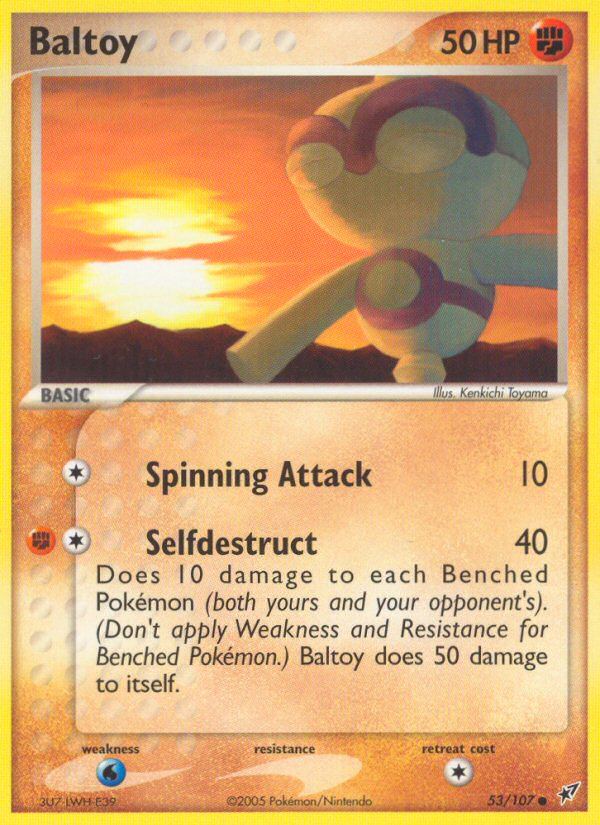 Baltoy - Deoxys - #53 - Pokemon TCG card