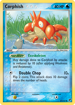 Corphish #57 Corphish - Deoxys - #57 - Pokemon TCG card