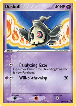 Duskull #58 Duskull - Deoxys - #58 - Pokemon TCG card